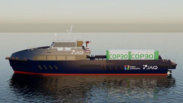 COP30 hydrogen powered vessel by GWM