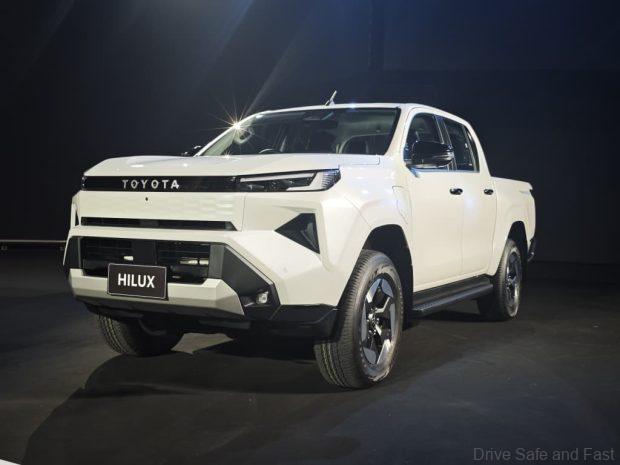 Toyota Hilux 9th generation in white