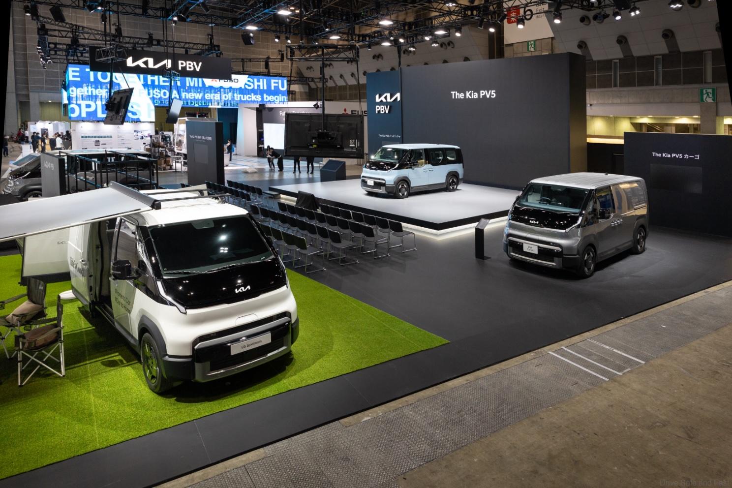 Kia Enters Japan Market With PBV Debut PV5 At TMS 2025