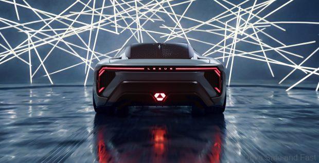 Lexus LFA Concept rear