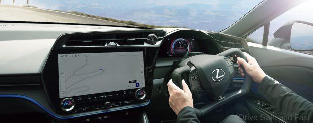 
lexus rz 600e F Sport Performance cabin