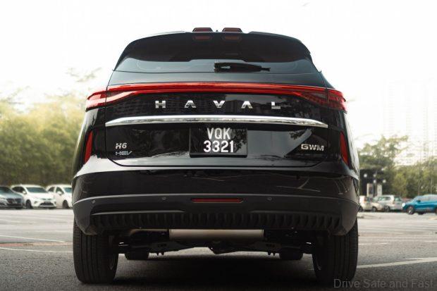 haval h6 hev in black