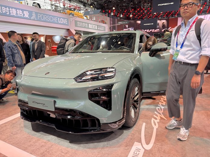 Cayenne Coupé Electric Unveiled In Beijing 2026