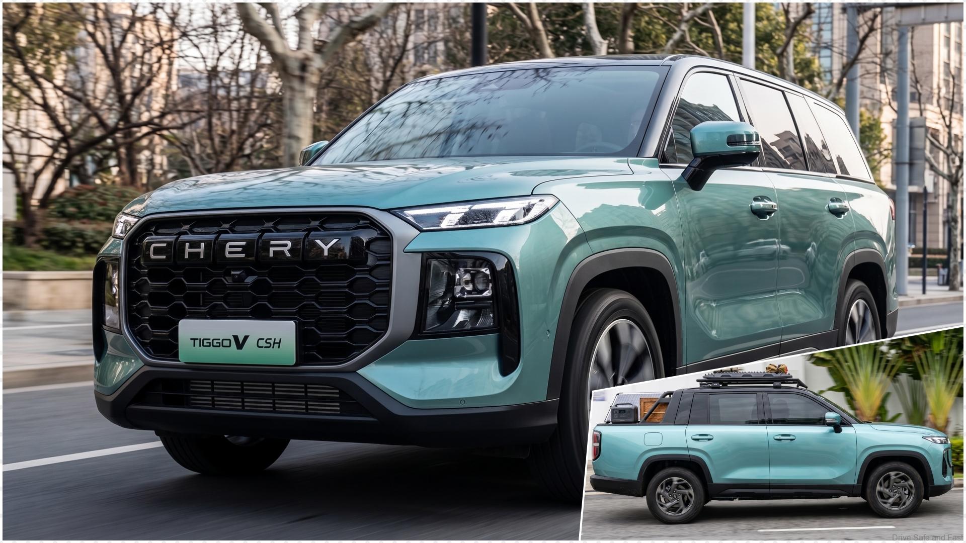 Chery Tiggo V Is An SUV That Trandforms Into A Pickup/MPV