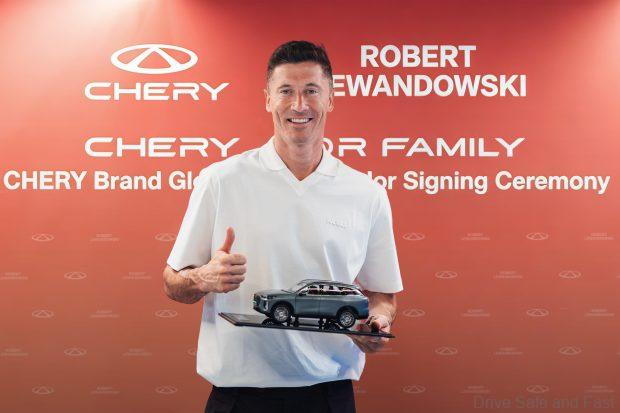 Robert Lewandowski is the new Chery Global Brand Ambassador