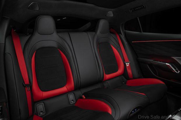 mercedes-amg gt 4 door rear seats