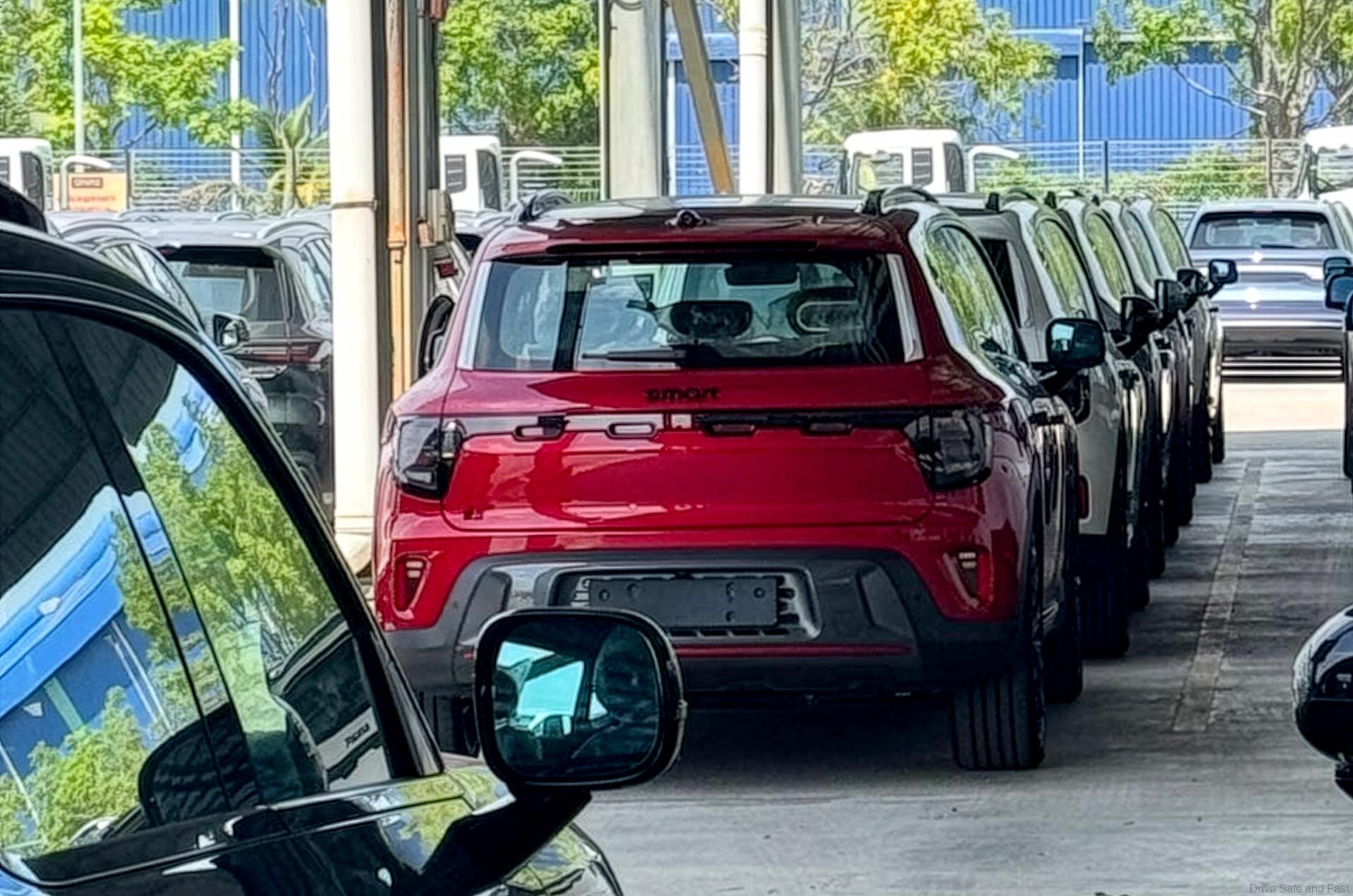 Spotted: smart #5 BRABUS In Laser Red In Last CBU Batch?