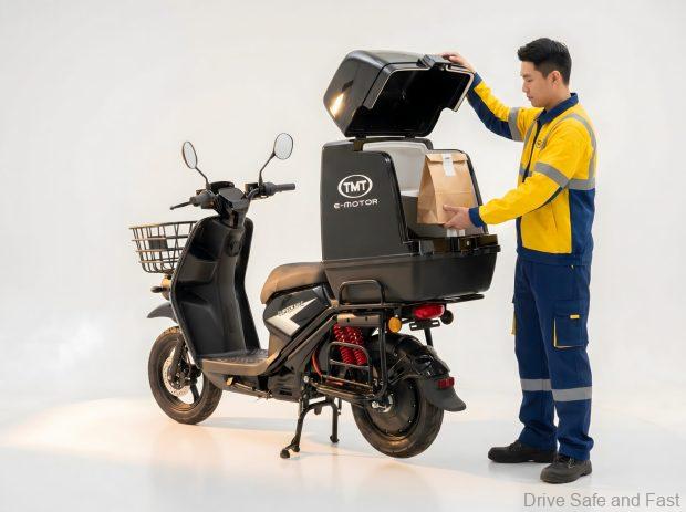 tmt e-motor super max electric bike with rider