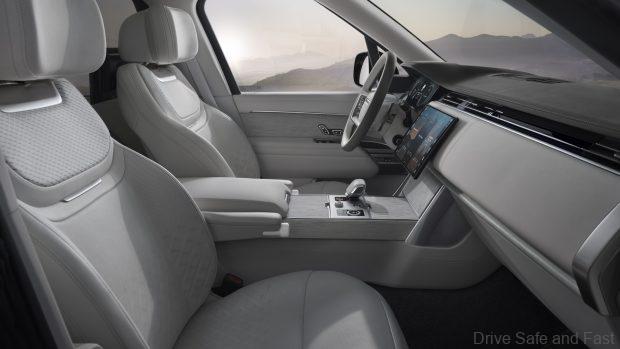 range rover electric interior